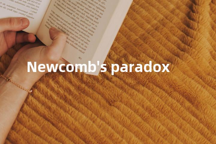 Newcomb's paradox单词图解，单词释义场景配图
