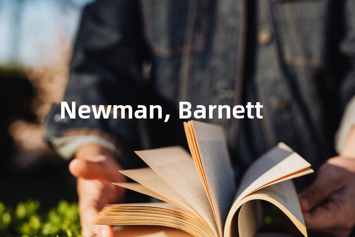Newman, Barnett单词图解，单词释义场景配图