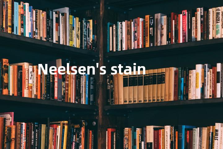 Neelsen's stain单词图解，单词释义场景配图