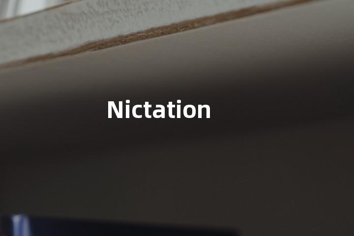 Nictation