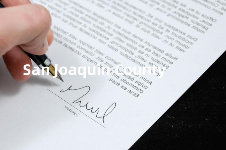 San Joaquin County单词图解，单词释义场景配图