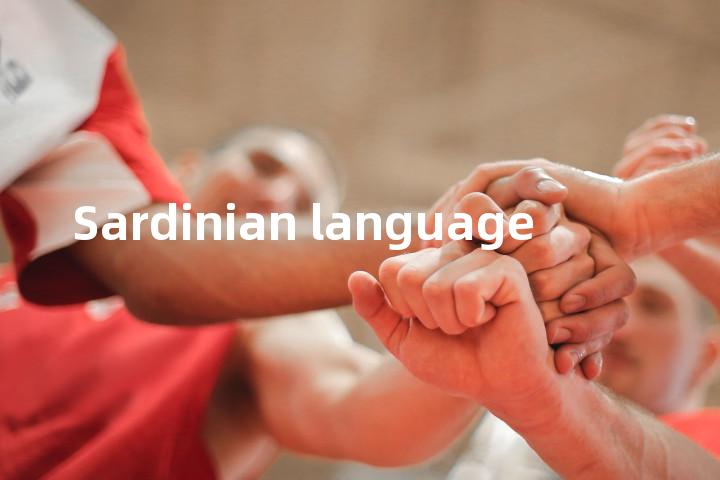 Sardinian language单词图解，单词释义场景配图