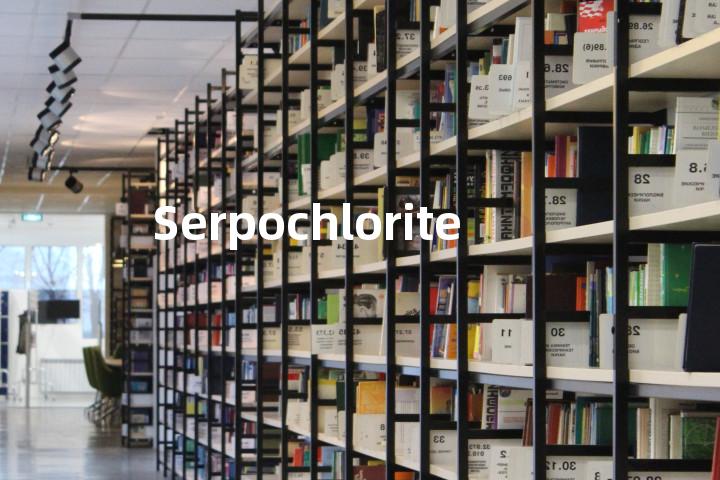 Serpochlorite单词图解，单词释义场景配图