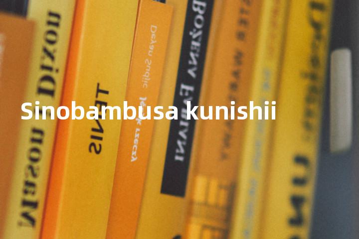 Sinobambusa kunishii单词图解，单词释义场景配图
