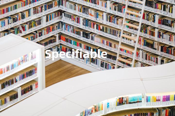 Specifiable