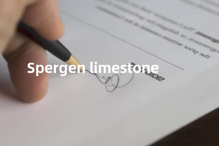 Spergen limestone单词图解，单词释义场景配图
