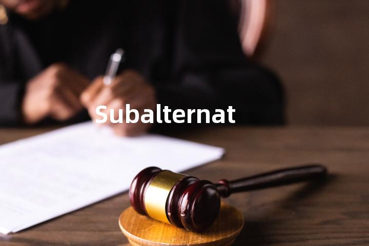 Subalternating