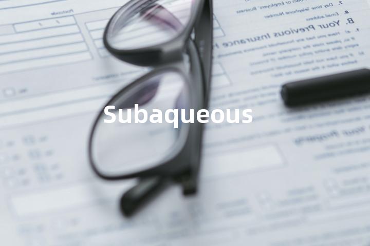 Subaqueous