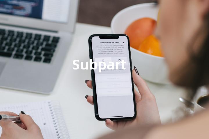 Subpart