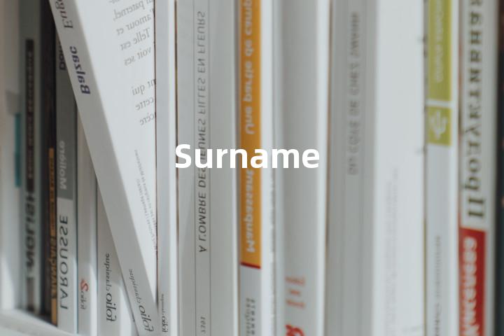 Surname