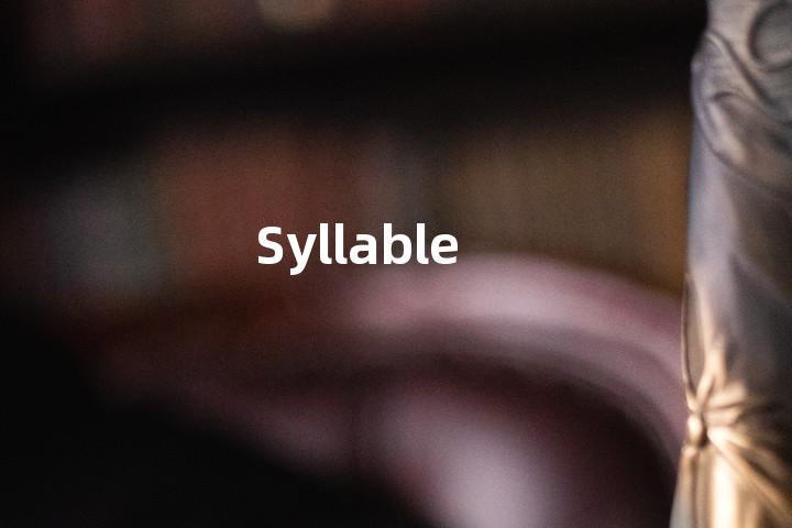 Syllable