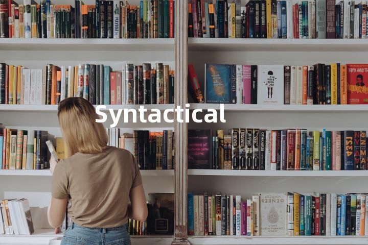 Syntactically