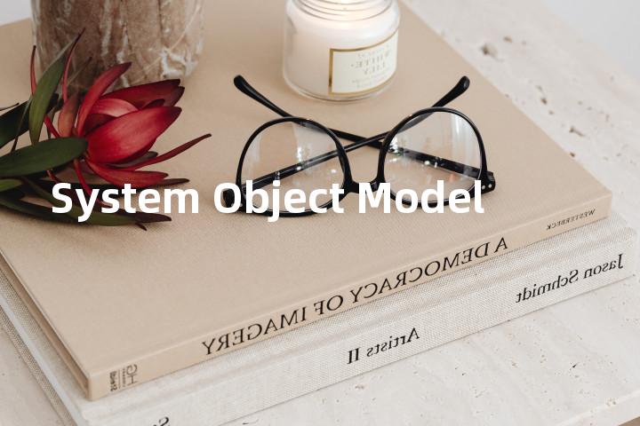 System Object Model单词图解，单词释义场景配图