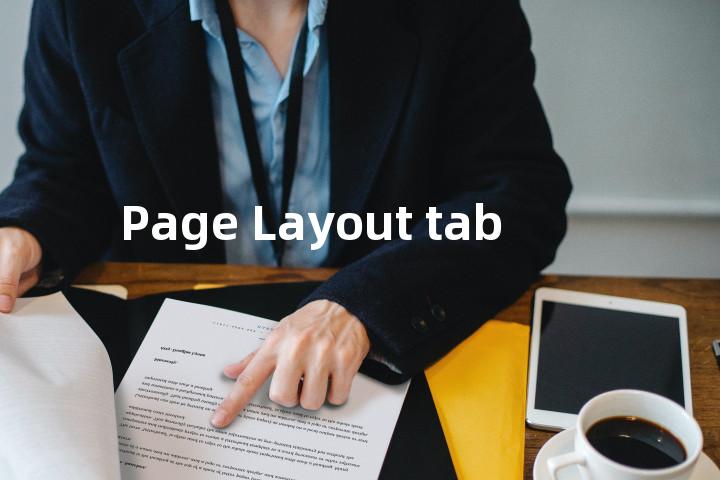 Page Layout tab单词图解，单词释义场景配图