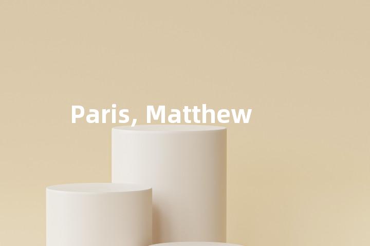 Paris, Matthew单词图解，单词释义场景配图