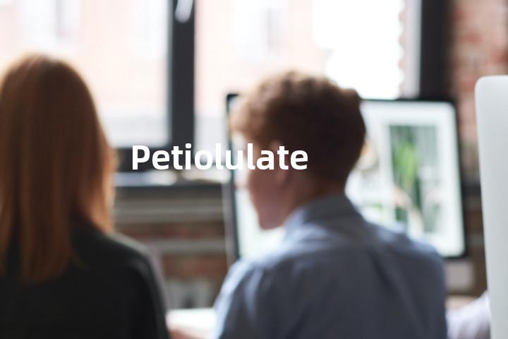 Petiolulate