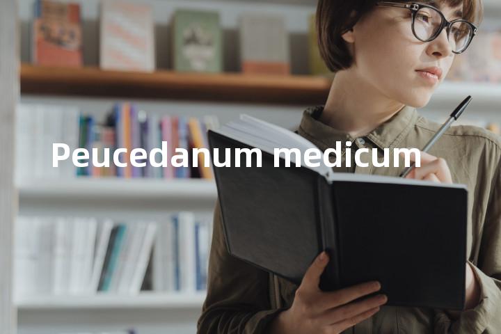 Peucedanum medicum单词图解，单词释义场景配图