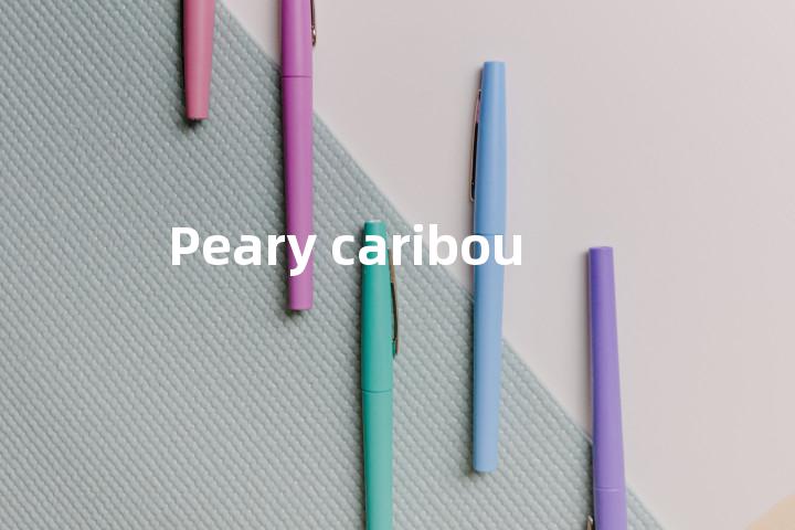 Peary caribou单词图解，单词释义场景配图