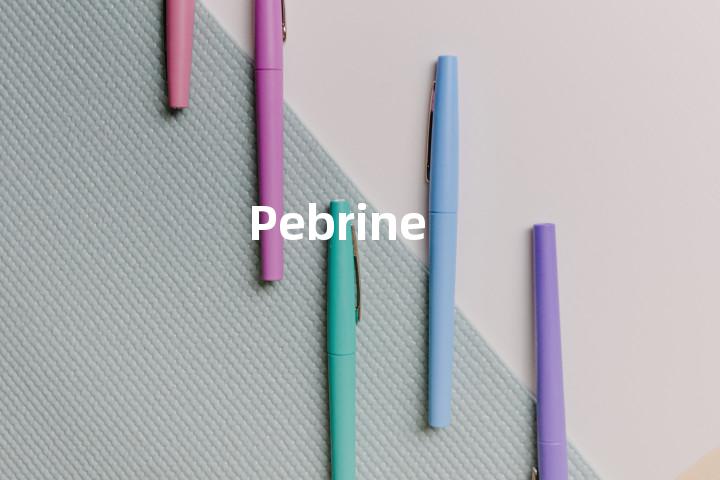 Pebrine