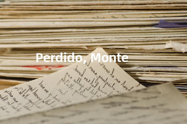 Perdido, Monte单词图解，单词释义场景配图
