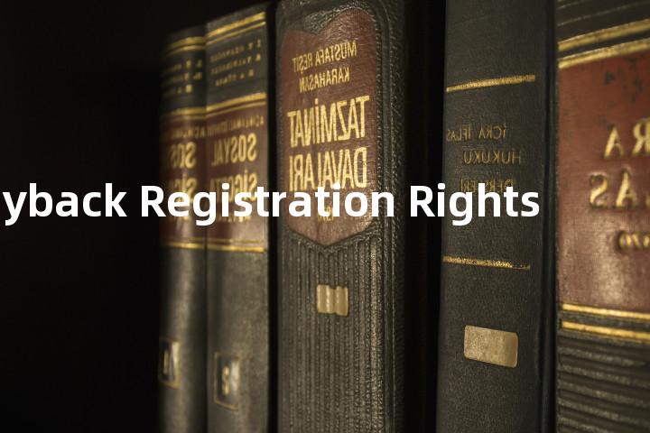 Piggyback Registration Rights单词图解，单词释义场景配图