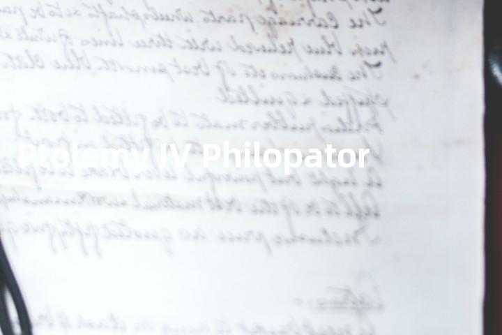 Ptolemy IV Philopator单词图解，单词释义场景配图