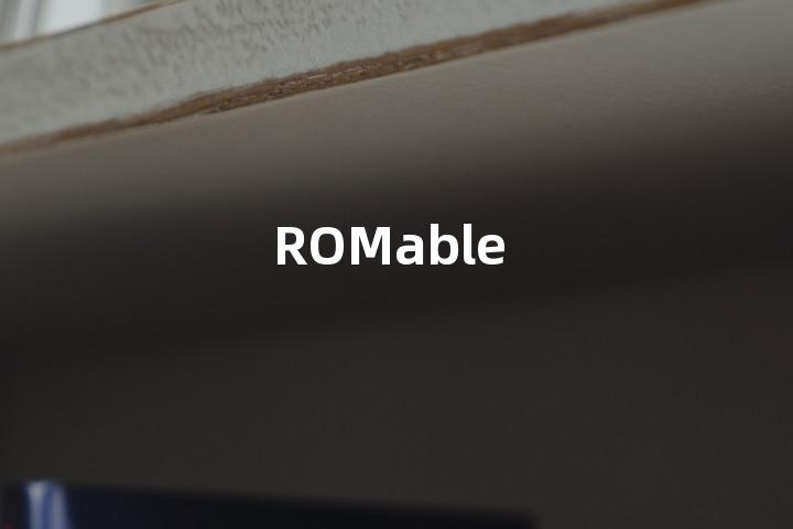 ROMable单词图解，单词释义场景配图