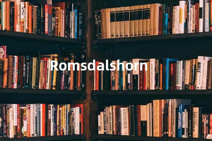 Romsdalshorn单词图解，单词释义场景配图