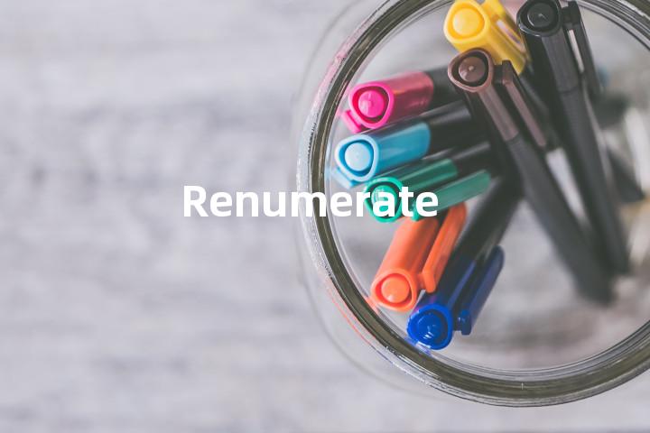 Renumerate