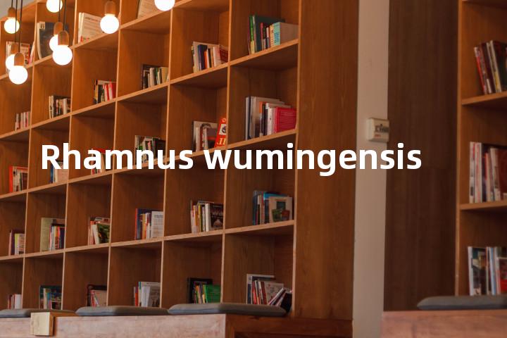 Rhamnus wumingensis单词图解，单词释义场景配图