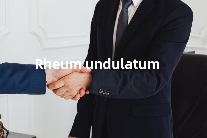 Rheum undulatum单词图解，单词释义场景配图