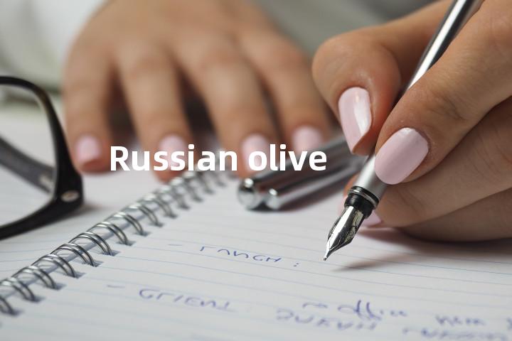 Russian olive单词图解，单词释义场景配图