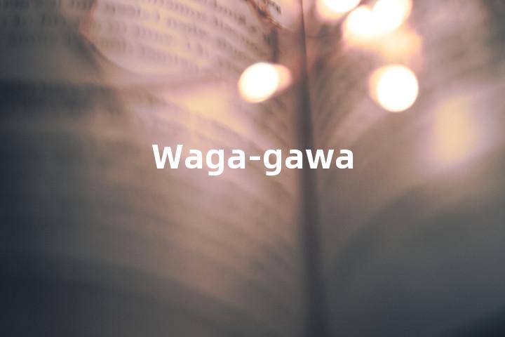 Waga-gawa单词图解，单词释义场景配图