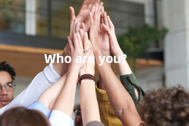 Who are you?单词图解，单词释义场景配图