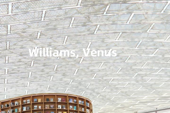 Williams, Venus单词图解，单词释义场景配图