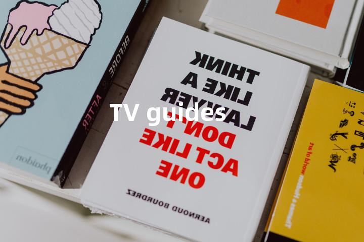 TV guides单词图解，单词释义场景配图