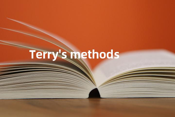Terry's methods单词图解，单词释义场景配图