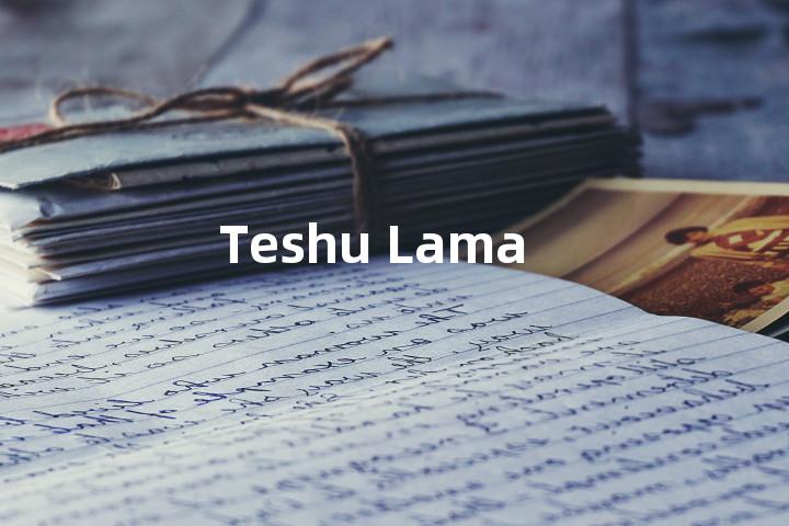 Teshu Lama单词图解，单词释义场景配图