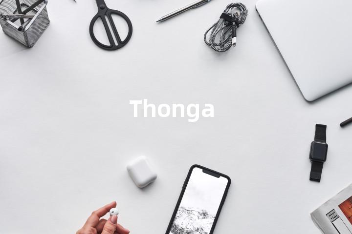 Thonga单词图解，单词释义场景配图