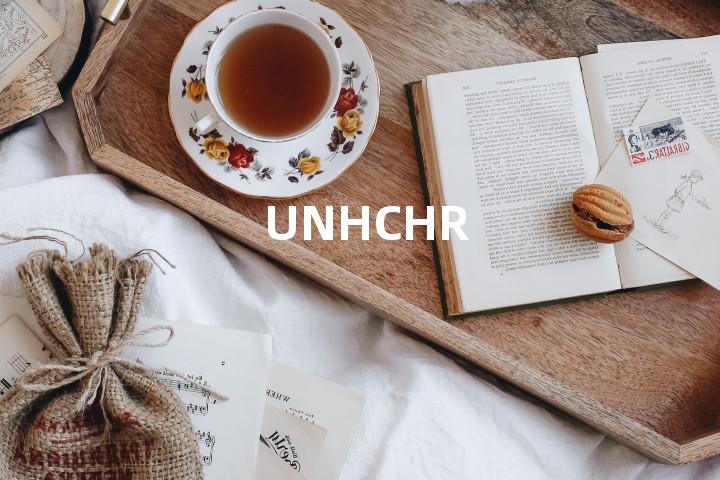 UNHCHR单词图解，单词释义场景配图