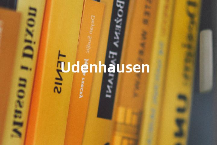 Udenhausen单词图解，单词释义场景配图