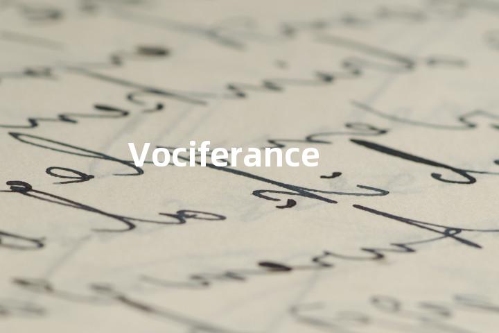 Vociferance