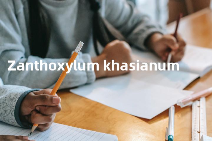 Zanthoxylum khasianum单词图解，单词释义场景配图
