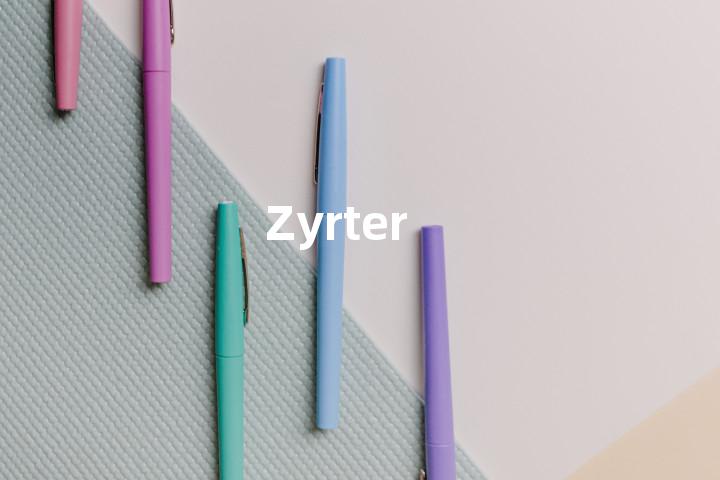 Zyrter单词图解，单词释义场景配图