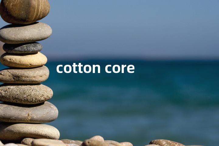 cotton core单词图解，单词释义场景配图