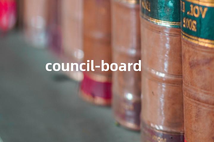 council-board单词图解，单词释义场景配图