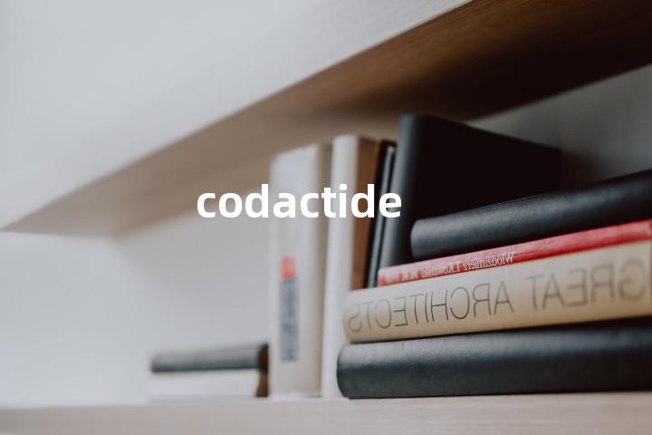 codactide单词图解，单词释义场景配图