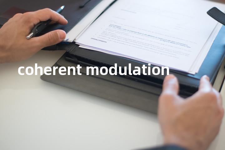 coherent modulation单词图解，单词释义场景配图