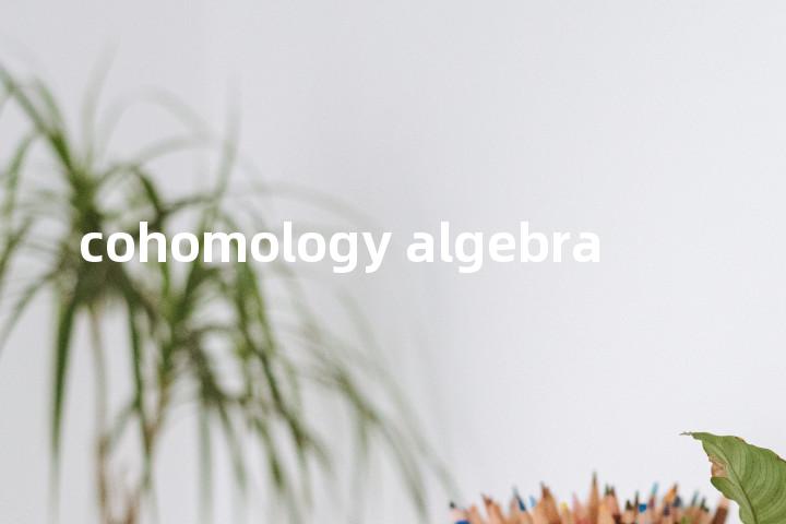 cohomology algebra单词图解，单词释义场景配图