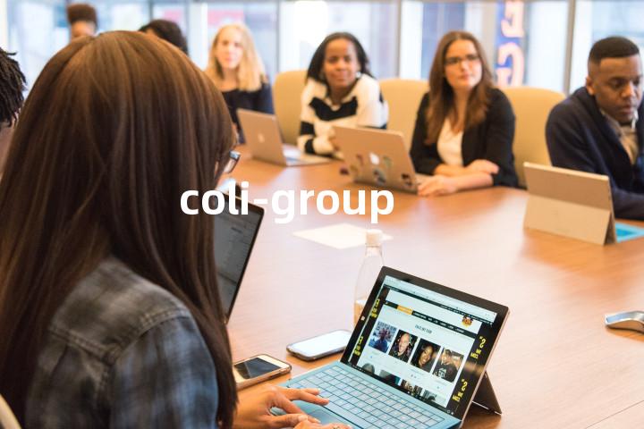 coli-group单词图解，单词释义场景配图